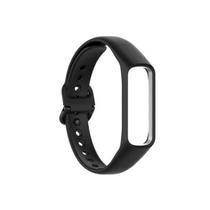 Pulseira Preta Extra Silicone Sport Compatível com Galaxy Fit 2