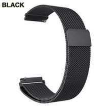 Pulseira Preta Milanese 20mm Compativel Waatch3 41/45 Active2 Amazfit Bip GTR42/47mm GTS GTR3PRO Pulseira Preta Milanese 20mm Compativel Waatch3 41/45 Active2 Amazfit Bip GTR42/47mm GTS GTR3PRO