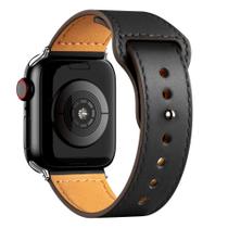 Pulseira Preto de Couro 38/40/41mm Compatível seriee Compatível seriee 4 5 6 Pulseira Preto de Couro 38/40/41mm Compatível seriee Compatível seriee 4 5 6