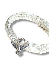 Pulseira Proteção Oxalá Sete Voltas - Luz, paz e sabedoria.