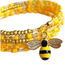 Pulseira Proteção Oxum Sete Voltas - Suavidade e feminilidade.