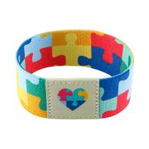 Pulseira Quebra-Cabeça De Conscientização Sobre Autismo Para Mulheres, Acessório De Moda Para
