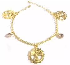 Pulseira Radiologia Ponto de luz Folheado a Ouro 18k Pulseira Radiologia Ponto de luz Folheado a Ouro 18k