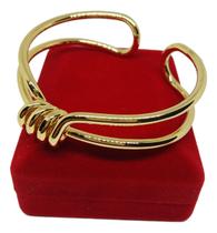 Pulseira Regulável Bracelete Premium Banhada a Ouro