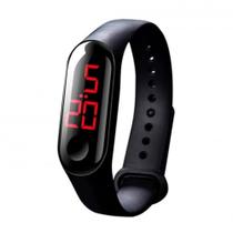 Pulseira relógio bracelete de led preto unissex Pulseira relógio bracelete de led preto unissex