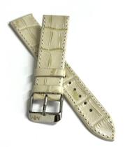 Pulseira Relógio couro, com costura, textura Croco.lc119