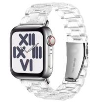 Pulseira Resina Transparente 42/44/45/49mm Compatível Waatch e Smartwatch Seriee 4 5 6 7 8 Ultraa see Pulseira Resina Transparente 42/44/45/49mm Compatível Waatch e Smartwatch Seriee 4 5 6 7 8 Ultraa see