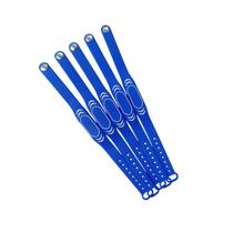 Pulseira RFID 125 KHz Silicone Slim Azul - 100 unidades Pulseira RFID 125 KHz Silicone Slim Azul - 100 unidades