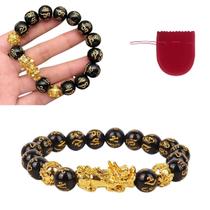 Pulseira Riqueza Feng Shui Pixiu Amuleto Prosperidade Pulseira Riqueza Feng Shui Pixiu Amuleto Prosperidade