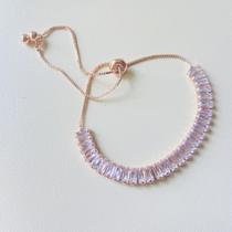 Pulseira Riviera com Pedras Fecho Bolinha