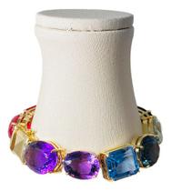 Pulseira Riviera Eternno Em Ouro Amarelo 18k Peso: 34,62gr Pulseira Riviera Eternno Em Ouro Amarelo 18k Peso: 34,62gr