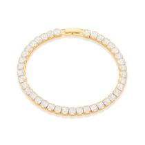 Pulseira riviera folheada a ouro BRANCO 551707 Rommanel