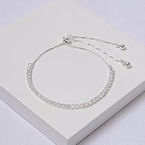 Pulseira Riviera Folheada a Prata com Zircônias 2,5mm