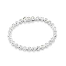 Pulseira Riviera Prata 925 com Zircônias Rommanel 850117 Cor:Prata Pulseira Riviera Prata 925 com Zircônias Rommanel 850117 Cor:Prata