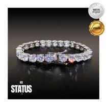 Pulseira Riviera Prata 925 - Pedra Dalloz Pulseira Riviera Prata 925 - Pedra Dalloz
