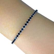 Pulseira Riviera Preta Zirconias
