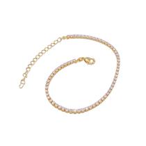 Pulseira riviera semijoia cristal com extensor