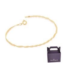 Pulseira Rommanel Banhada A Ouro Cingapura 18 E 19cm 550417
