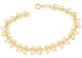 Pulseira Rommanel Borboletas Vazadas Semijóia Cod 551496 Pulseira Rommanel Borboletas Vazadas Semijóia Cod 551496
