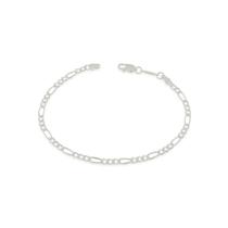 Pulseira Rommanel Elo Groumet 3x1 Prata 925 850052 Pulseira Rommanel Elo Groumet 3x1 Prata 925 850052
