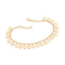 Pulseira Rommanel Folheado Ouro 18k Berloques Vazados 551259