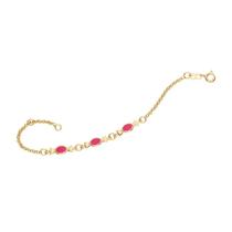 Pulseira Rommanel Infantil Fio Elo Português Bombons 550949