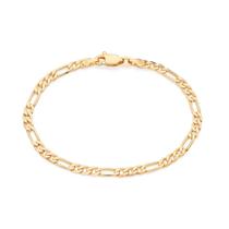 Pulseira rommanel masculina banhada a ouro 18k - tam.22cm