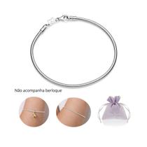 Pulseira Rommanel prata maciça 925 rabo de rato 850099 18cm