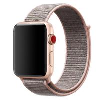 Pulseira rosa areia nylon loop apple watch 42-44mm