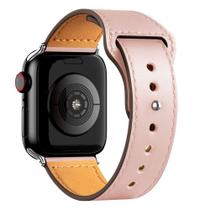 Pulseira Rosa de Couro 38/40/41mm Compatível seriee Compatível seriee 4 5 6