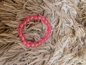 Pulseira rosa pedras Pulseira rosa pedras