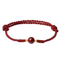 Pulseira S925 em prata com pérola de areia roxa e jade Hetian