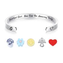 Pulseira SAM & LORI Teen Inspirational em Aço Inoxidável Pulseira SAM & LORI Teen Inspirational em Aço Inoxidável
