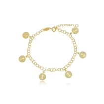 Pulseira São Bento Banhada A Ouro 18K