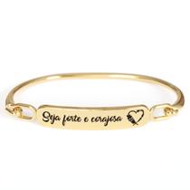 Pulseira Seja Forte e Corajosa Pulseira Seja Forte e Corajosa
