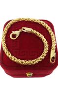 Pulseira Sem joia Banhadas a Ouro Cadeado Traçada 3mm