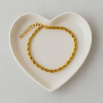 Pulseira semi joia verniz italiano modelo elos maximalista