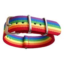 Pulseira SenHe Pride Rainbow LGBT Les Nylon ajustável Pulseira SenHe Pride Rainbow LGBT Les Nylon ajustável