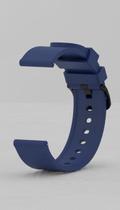 Pulseira Silicone 20mm Fivela Aço Inox Azul Escuro Pulseira Silicone 20mm Fivela Aço Inox Azul Escuro