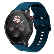 Pulseira Silicone Colorida compatível com GTR4 GTR 4 A2166 / GTR 2 e 3 / Stratos 2 3 - Azul Petróleo Pulseira Silicone Colorida compatível com GTR4 GTR 4 A2166 / GTR 2 e 3 / Stratos 2 3 - Azul Petróleo