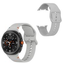 Pulseira silicone com fecho inox para G. Watch 8 46 SM-L505 Pulseira silicone com fecho inox para G. Watch 8 46 SM-L505