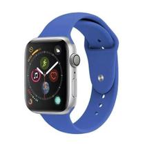 Pulseira Silicone compativel Apple Watch 40mm e 38mm - Azul Royal - Tamanho s/m P Pulseira Silicone compativel Apple Watch 40mm e 38mm - Azul Royal - Tamanho s/m P
