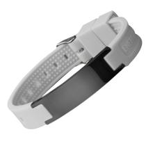 Pulseira Silicone e Aço Inox Hottime Magnética - Rosa