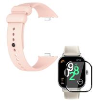 Pulseira Silicone Exclusiva Para Redmi Watch 4 + Pelicula 3D