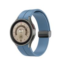 Pulseira Silicone Fecho Magnético para Galaxy Watch 5 Watch5 Watch 4 Watch4 - Azul