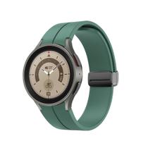 Pulseira Silicone Fecho Magnético para Galaxy Watch 5 Watch5 Watch 4 Watch4 - Verde Militar Pulseira Silicone Fecho Magnético para Galaxy Watch 5 Watch5 Watch 4 Watch4 - Verde Militar