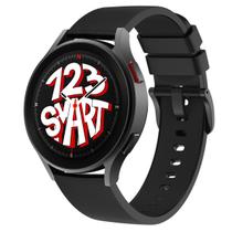 Pulseira Silicone Fecho Preto para Samsung Galaxy Watch 5 Watch5 Pro Watch 4 Active2 40mm 44mm 45mm