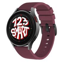 Pulseira Silicone Fecho Preto para Samsung Galaxy Watch 5 Watch5 Pro Watch 4 Active2 40mm 44mm 45mm - 123Smart