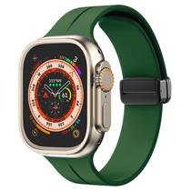 Pulseira Silicone Magnética Marca 123Smart Compativel com iWatch 1 2 3 4 5 6 7 8