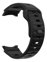 Pulseira Silicone Mariner Para Galaxy Watch 4 5 6 7 FE 40mm 42mm 43mm 44mm 45mm 46mm 47mm Preto